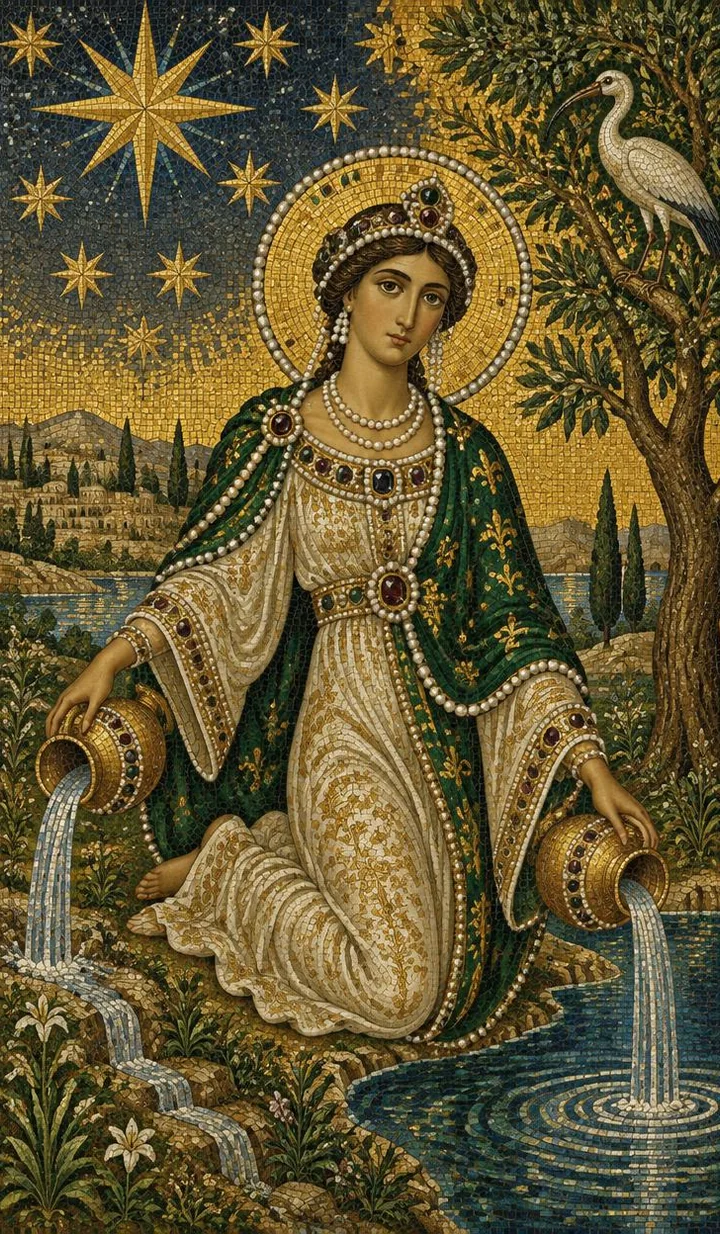The Star — Byzantine mosaic illustration